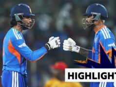 Destaques da Copa do Mundo T20 Masculina da ICC: a Índia venceu o Zimbábue por 72 corridas