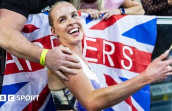 Kelly Hodgkinson está mais perto do que nunca de quebrar o recorde mundial do atletismo