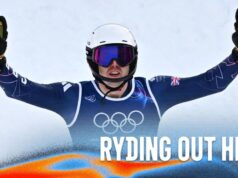 O grande britânico do slalom Riding, 39, está fora das Olimpíadas.