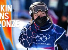 Jogos Olímpicos de Inverno de 2026: Zoe Aitken da GB conquista o bronze no halfpipe, Elaine Gu ganha o ouro.