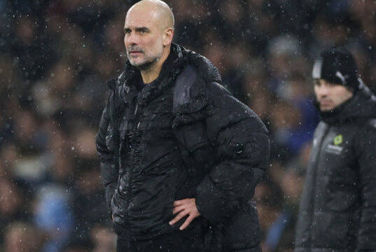 Apesar do entusiasmo, os torcedores estão dando as costas ao Manchester City de Pep Guardiola