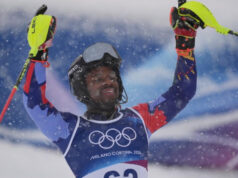 Richardson Wayano, do Haiti, para uma boa volta de slalom!