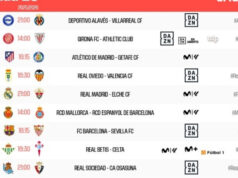 Real Madrid – Elche no sábado, 14 de março e Barcelona – Sevilha no domingo, 15 de março