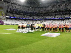 O Santiago Bernabéu vai inaugurar um mosaico diante do Benfica com as mensagens “sem racismo” e “respeito”.