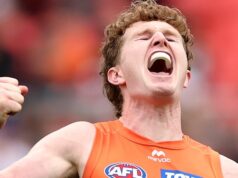 A estrela do GWS Giants, Tom Green, sofreu uma suspeita de ruptura do LCA