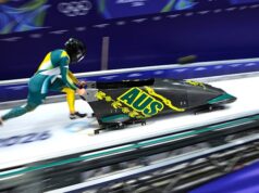 A estrela australiana do monobob terminou em oitavo lugar nos Jogos Olímpicos de Inverno em Cortina d’Ampezzo