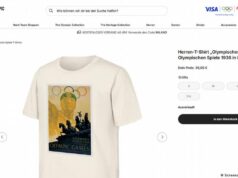 A icônica camiseta olímpica dos Jogos de Berlim de 1936 levantou algumas sobrancelhas.