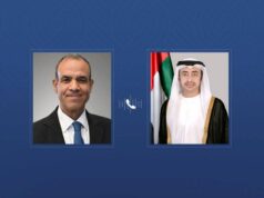 Abdullah bin Zayed e o Ministro das Relações Exteriores egípcio discutem a implementação das etapas do plano Trump em Gaza