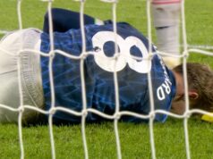 A bomba de Kayode reduziu a vantagem do Arsenal para quatro gols