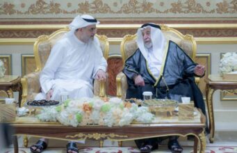 O Governante de Sharjah recebe simpatizantes para o mês sagrado do Ramadã