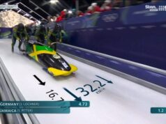 Joy grita quando neva na Jamaica