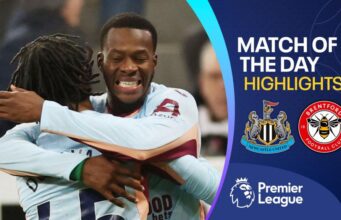 Ouitara marcou no final da vitória do Brentford sobre o Newcastle