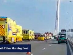Motorista de ônibus de Hong Kong acusado de colidir deliberadamente com ponte recebe fiança