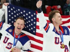 Jogos Olímpicos de Inverno de 2026: o atleta americano Brady Tkachuk no vídeo da IA da Casa Branca