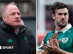 Seis Nações 2026: Supremo da Irlanda, David Humphrey, no teste da Itália