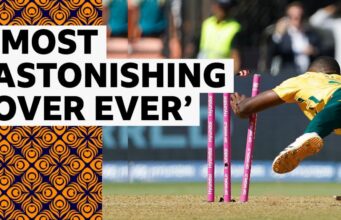 Sem bolas, uma corrida enorme e ridícula – uma finalização selvagem na Copa do Mundo T20