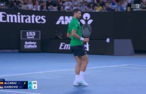 Djokovic fez seu primeiro home run com estilo