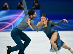 O francês Cizeron Fournier Beaudry ganha medalha de ouro na dança no gelo nas Olimpíadas de 2026.