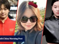 Rainha do mergulho da China, Quan Hongchen, eleita esportista do ano, estreia em revista