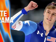Jogos Olímpicos de Inverno de 2026: Jordan Stolls dos EUA quebra recorde olímpico e ganha medalha de ouro na patinação de velocidade masculina