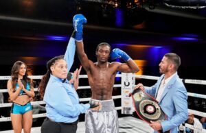 Alex Bray consegue a vitória por pontos e Danier Pero sofre uma paralisação de escanteio.