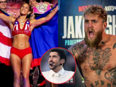 Amanda Serrano despede Jack Paul após seu ataque “Fake American” no show do intervalo do Super Bowl de Bad Bunny