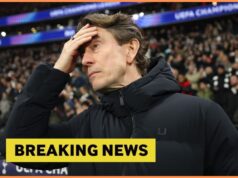 Cristian Romero acertou chutes de Thomas Frank Tottenham