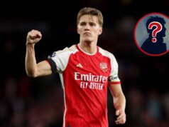 Arsenal em Martin Odegaard conversa enquanto Declan Rice é cotado para capitão Saka