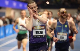 Cole Hocker venceu Josh Kerr por mais de três quilômetros em Millrose