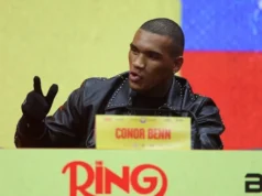 Conor Beane avisa Ryan Garcia: ‘Nos vemos ainda este ano, mantenha meu cinto aquecido’