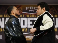 David Benavidez-Gilberto Ramirez está sozinho.