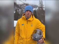 Milano-Cortina: Atletas ucranianos desclassificados dos capacetes comemorativos da guerra