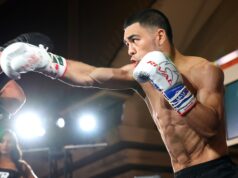 Edward Vazquez parou Grimardi Machuca em seis em Arlington, Texas.