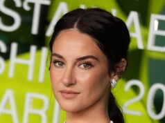 Shailene Woodley e Milo Callaghan aparecem para estrear novo romance em Milão