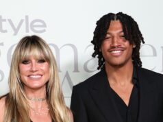 Filho de Heidi Klum chama a atenção em desfile em Milão