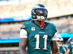 Eagles WR AJ Brown vinculado a quatro destinos comerciais