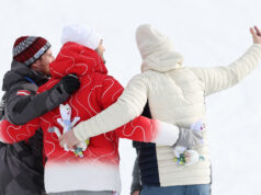 É hora de relaxar no pódio