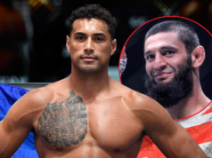 Carlos Alberg alertou Khamzat Chimayo para permanecer na faixa dos médios.