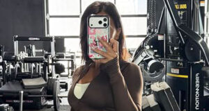 A esposa de Lionel Messi, Antonela, mostra sua figura incrível na academia após se tornar o rosto de uma marca de beleza