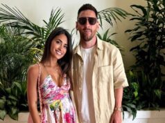 Gesto de Lionel Messi para Antonella Roccuzzo no SHOW do Dia dos Namorados El Intransigente