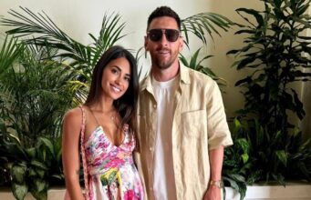 Gesto de Lionel Messi para Antonella Roccuzzo no SHOW do Dia dos Namorados El Intransigente