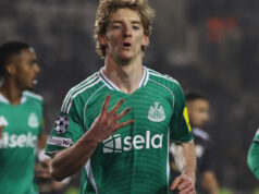 Liga dos Campeões: Gordon marca quatro gols na vitória do Newcastle sobre o Qarabag