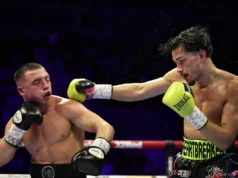 Brandon Figueroa estava preocupado que Nick estivesse brincando de comida caseira quando chegou para lutar contra Ball.