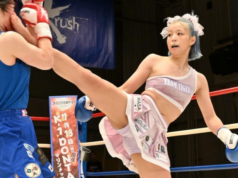 A Chun-Li Mona Kimura da vida real retorna ao K-1 em 11 de abril.