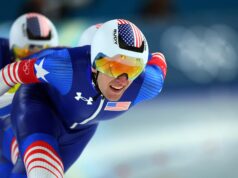 A Itália venceu os EUA e venceu a perseguição por equipes masculinas de patinação de velocidade.