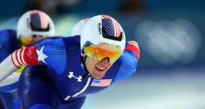 A Itália venceu os EUA e venceu a perseguição por equipes masculinas de patinação de velocidade.