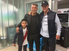 Como foi a visita especial de Jorge Brito e seu filho chamado Napoleón a Marcelo Gallardo em sua despedida do Rio no Monumental