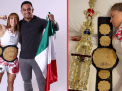 A campeã mexicana do K-1, Veronica Rodriguez, está fazendo história.