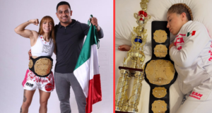 A campeã mexicana do K-1, Veronica Rodriguez, está fazendo história.