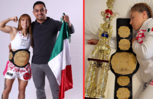 A campeã mexicana do K-1, Veronica Rodriguez, está fazendo história.